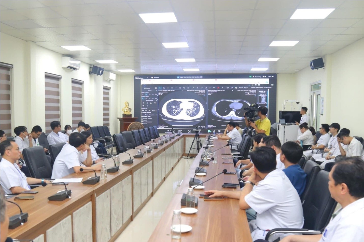 Công tác cứu chữa điều trị các nạn nhân do bão lũ được thực hiện cấp thiết  (Ảnh nguồn Bệnh viện Hữu nghị Việt Đức).