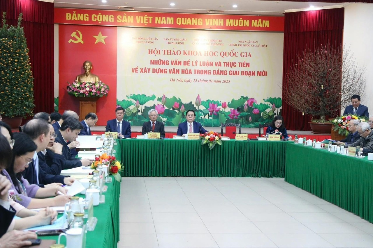 Hội thảo khoa học quốc gia “Những vấn đề lý luận và thực tiễn về xây dựng văn hóa trong Đảng trong giai đoạn mới”