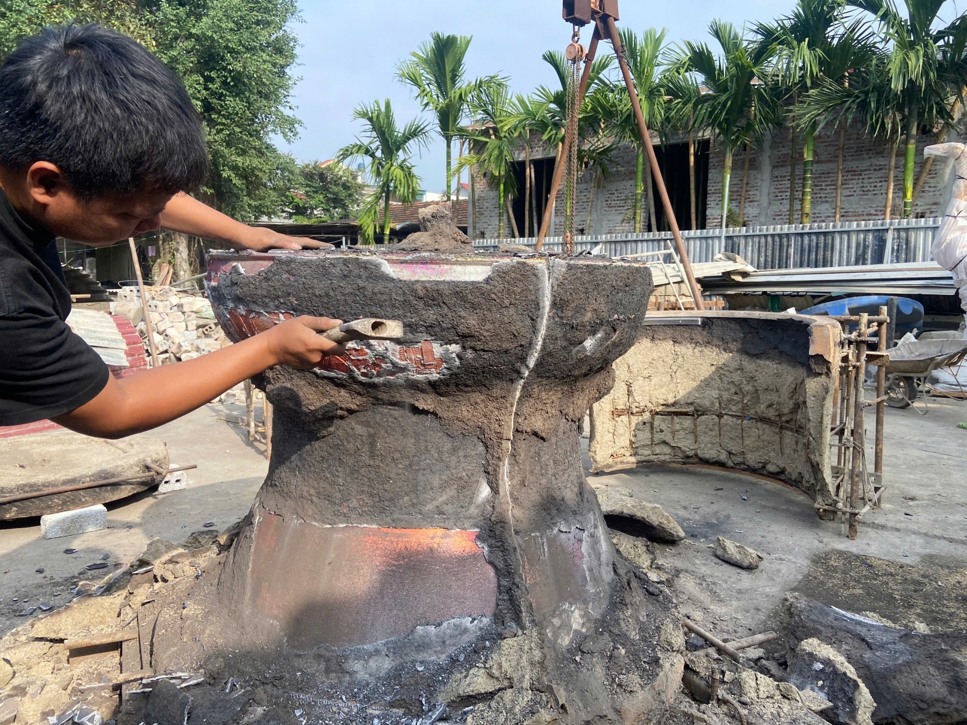 Dỡ khuôn trống đống Dỡ khuôn trống đống