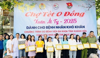 benh vien da khoa tinh khanh hoa ho tro qua tet cho 400 benh nhan co hoan canh kho khan tai phien cho tet 0 dong