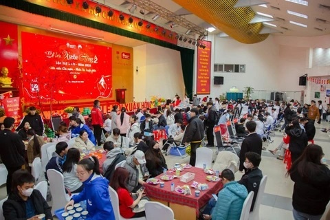 Đến Lễ hội Xuân hồng để 'Hiến máu đầu xuân - Nhân lên hạnh phúc'