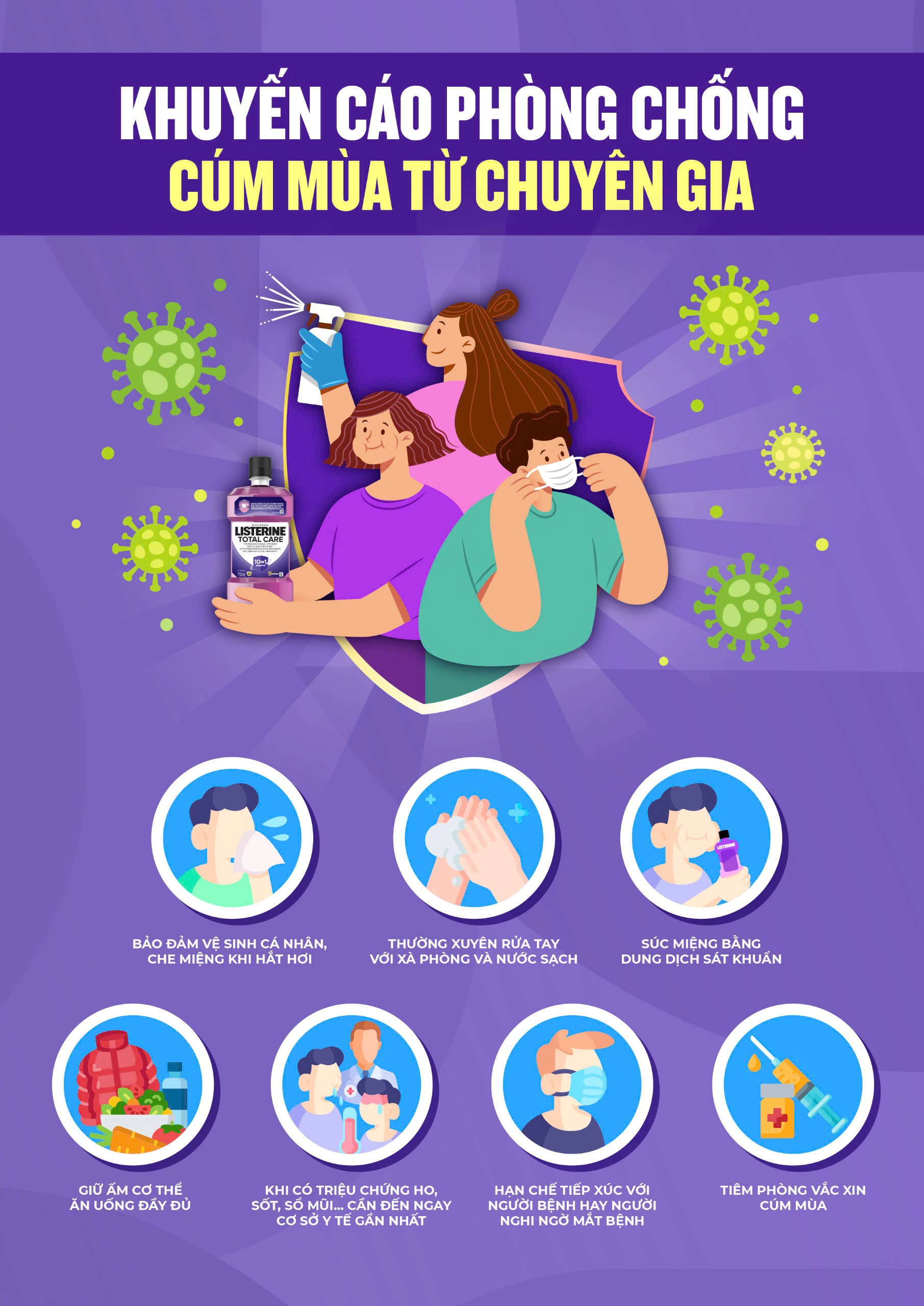 Cúm mùa lan nhanh: Chặn đứng nguy cơ chỉ với vài thói quen đơn giản