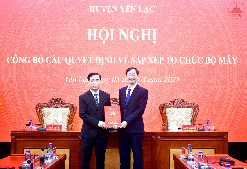 Vĩnh Phúc bổ nhiệm nhiều lãnh đạo mới ở các sở ngành, địa phương