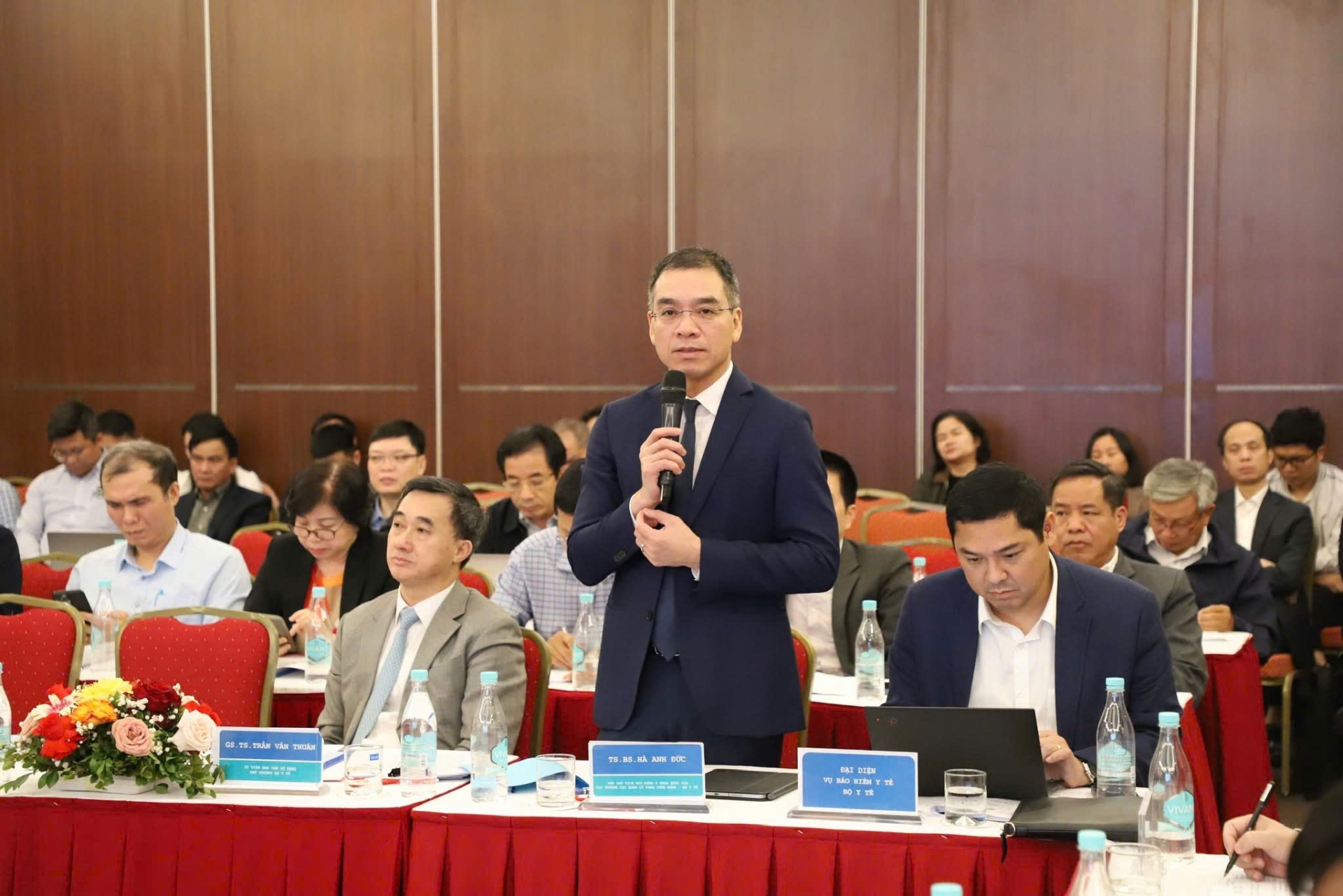 TS. Hà Anh Đức - Cục trưởng Cục Quản lý Khám, chữa bệnh - Bộ Y tế phát biểu. 