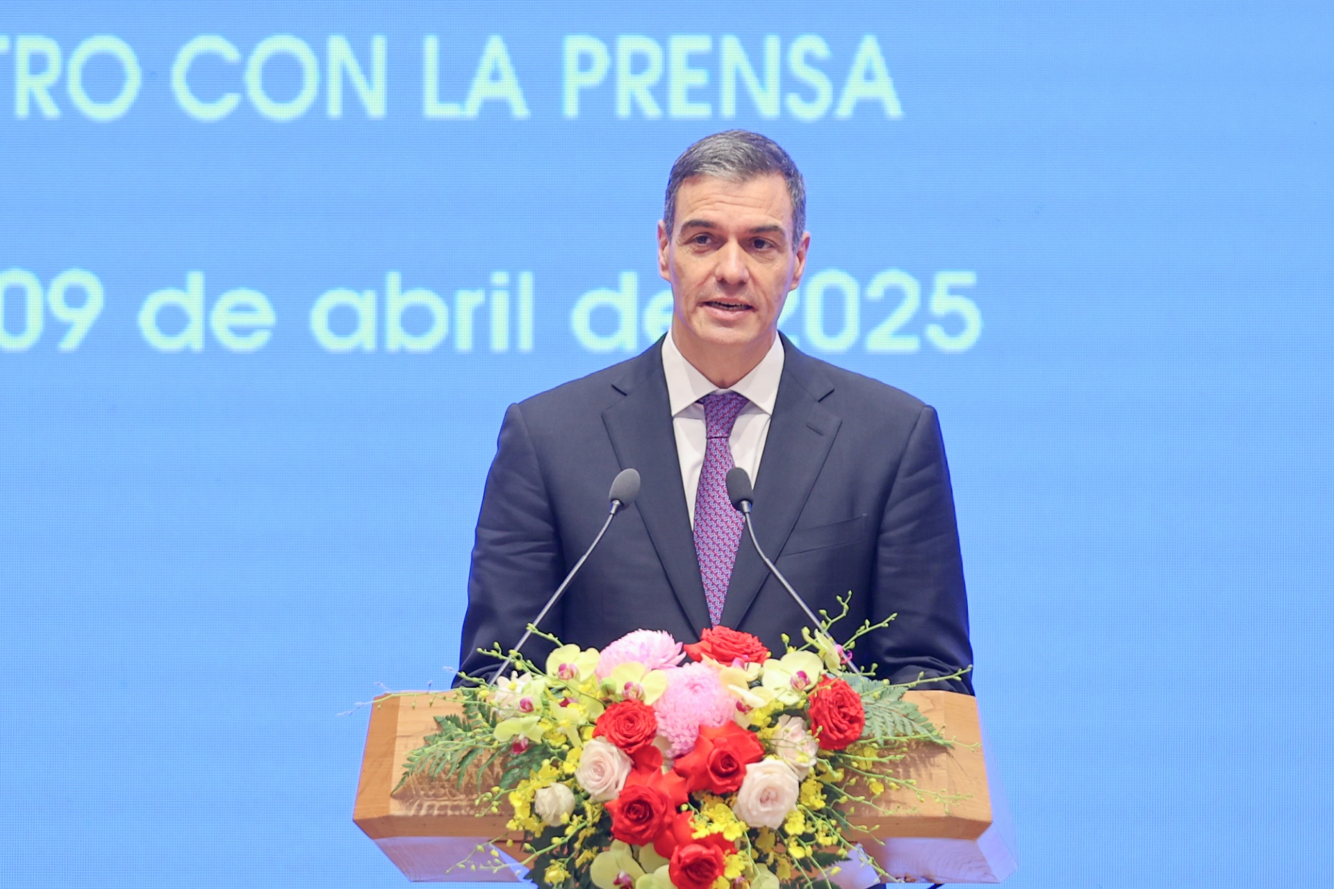 Thủ tướng Tây Ban Nha đánh giá Việt Nam hiện là một quốc gia có vai trò quan trọng tại châu Á và ngày càng đóng vai trò chủ động dẫn dắt trên trường quốc tế - Ảnh: VGP