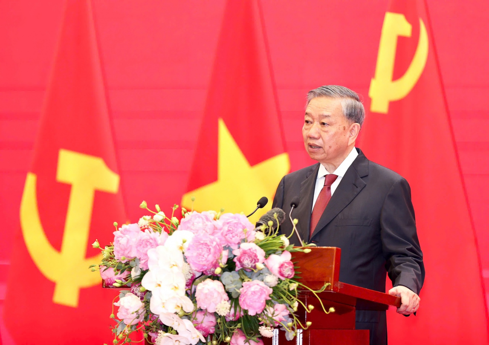 Tổng Bí thư Tô Lâm đánh giá cao ý nghĩa và tầm quan trọng của hoạt động Gặp gỡ hữu nghị nhân dân Việt Nam - Trung Quốc - Ảnh: VGP