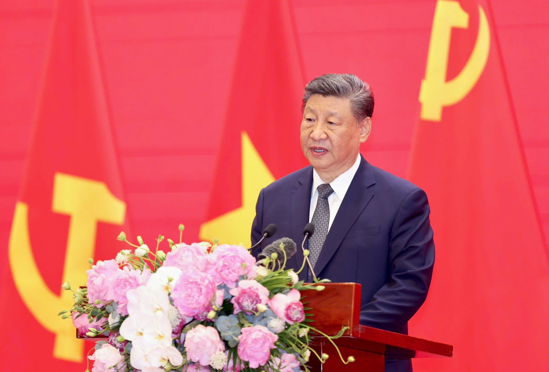 Tổng Bí thư, Chủ tịch nước Trung Quốc Tập Cận Bình phát biểu - Ảnh: VGP