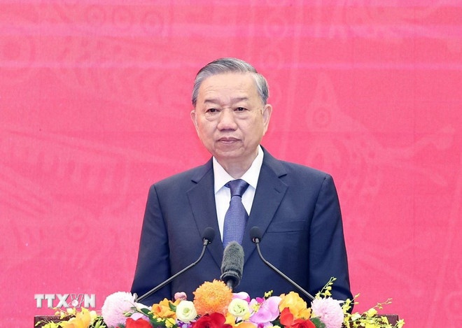 Tổng Bí thư Tô Lâm. (Ảnh: TTXVN) Tổng Bí thư Tô Lâm. (Ảnh: TTXVN)