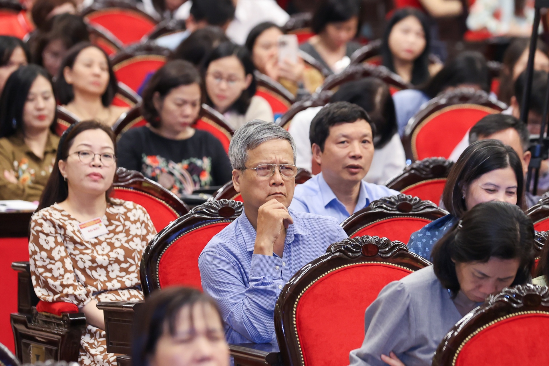   Hội nghị diễn ra trong hai ngày 14 và 15/6, theo hình thức trực tiếp tại Học viện Chính trị quốc gia Hồ Chí Minh, trực tuyến tới gần 11.000 điểm cầu trên toàn quốc, với trên 1,5 triệu đại biểu tham dự - Ảnh: VGP