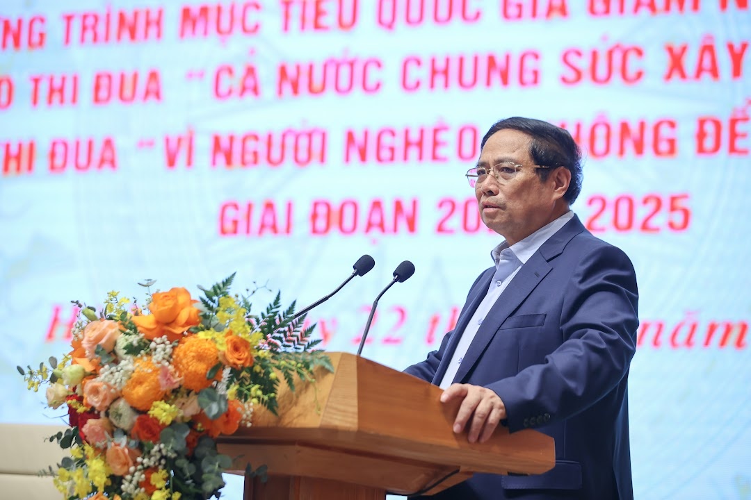 Thủ tướng Phạm Minh Chính phát biểu kết luận Hội nghị - Ảnh: VGP Thủ tướng Phạm Minh Chính phát biểu kết luận Hội nghị - Ảnh: VGP