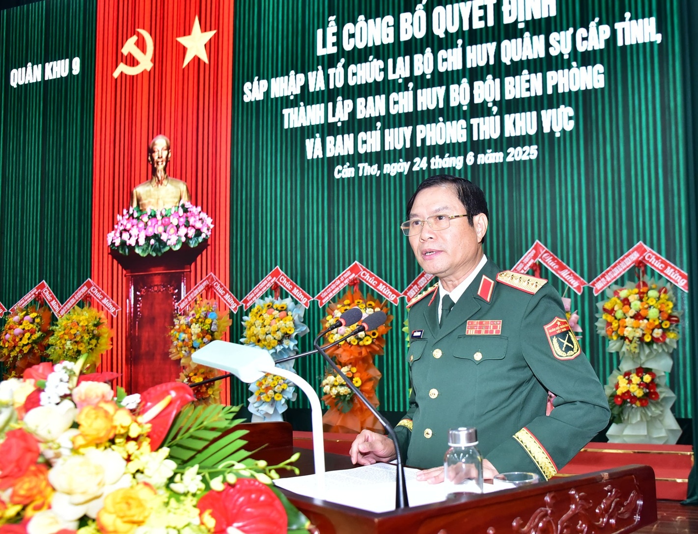 Quân khu 9 thành lập 5 Bộ chỉ huy quân sự cấp tỉnh mới sau sáp nhập