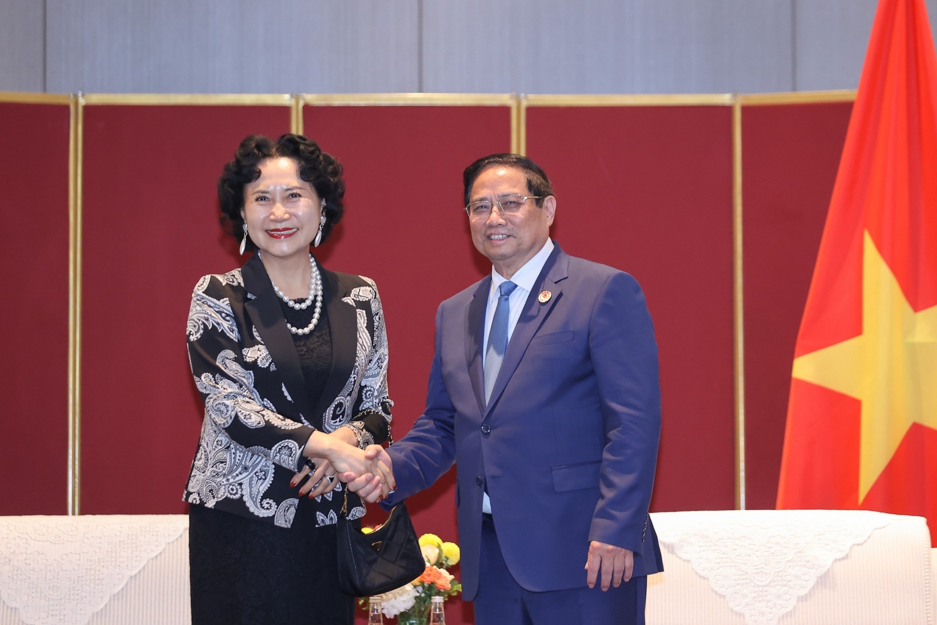 Thủ tướng Phạm Minh Chính tiếp Giáo sư Đào Nhất Đào, Giám đốc Trung tâm Nghiên cứu đặc khu kinh tế Trung Quốc, Viện trưởng Viện Nghiên cứu phát triển hợp tác quốc tế Vành đai - Con đường của Đại học Thâm Quyến - Ảnh: VGP Thủ tướng Phạm Minh Chính tiếp Giáo sư Đào Nhất Đào, Giám đốc Trung tâm Nghiên cứu đặc khu kinh tế Trung Quốc, Viện trưởng Viện Nghiên cứu phát triển hợp tác quốc tế Vành đai - Con đường của Đại học Thâm Quyến - Ảnh: VGP