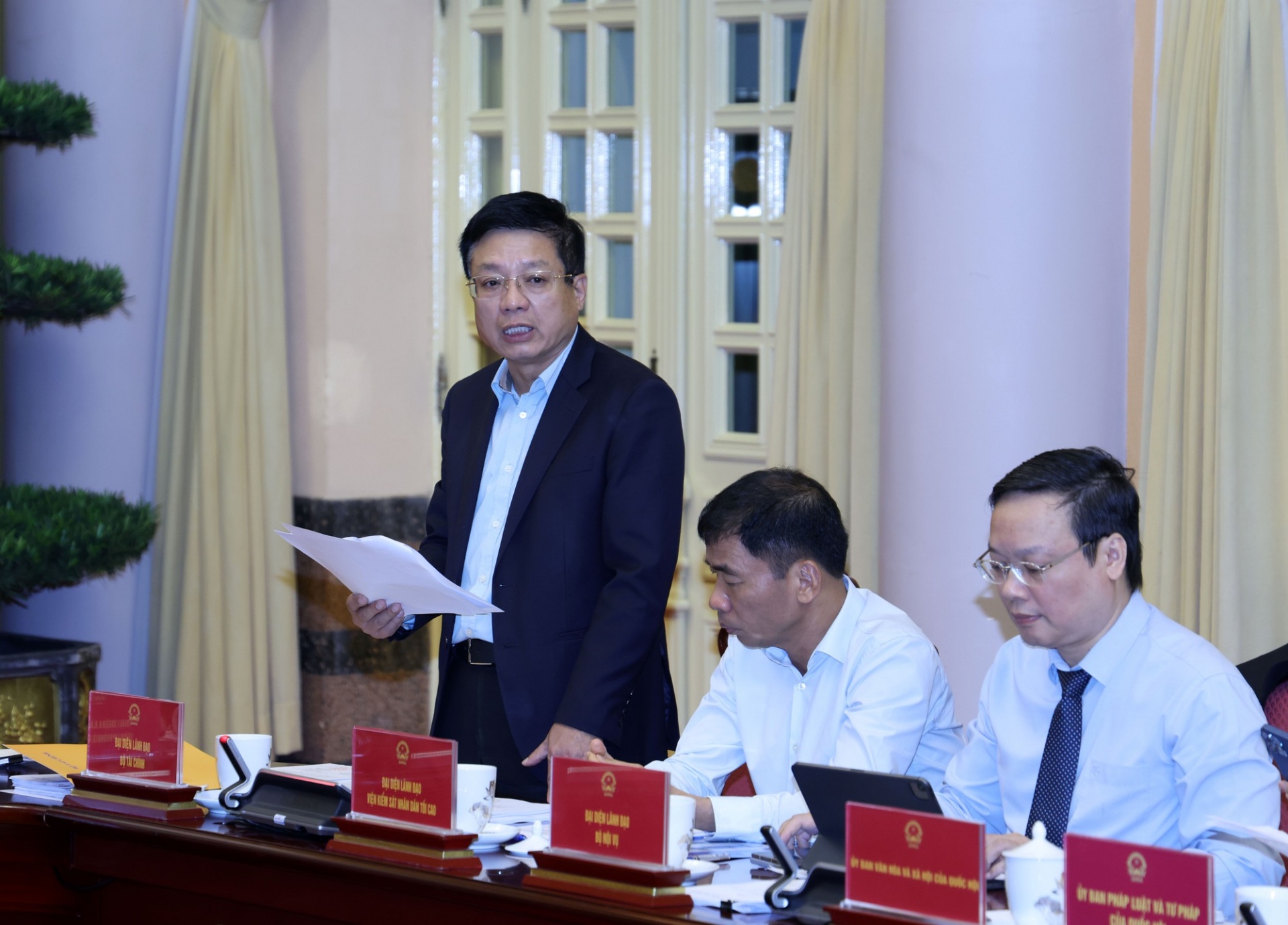 Thứ trưởng Bộ Tài chính Hồ Sỹ Hùng giới thiệu nội dung mới của Luật Doanh nghiệp - Ảnh VGP Thứ trưởng Bộ Tài chính Hồ Sỹ Hùng giới thiệu nội dung mới của Luật Doanh nghiệp - Ảnh VGP