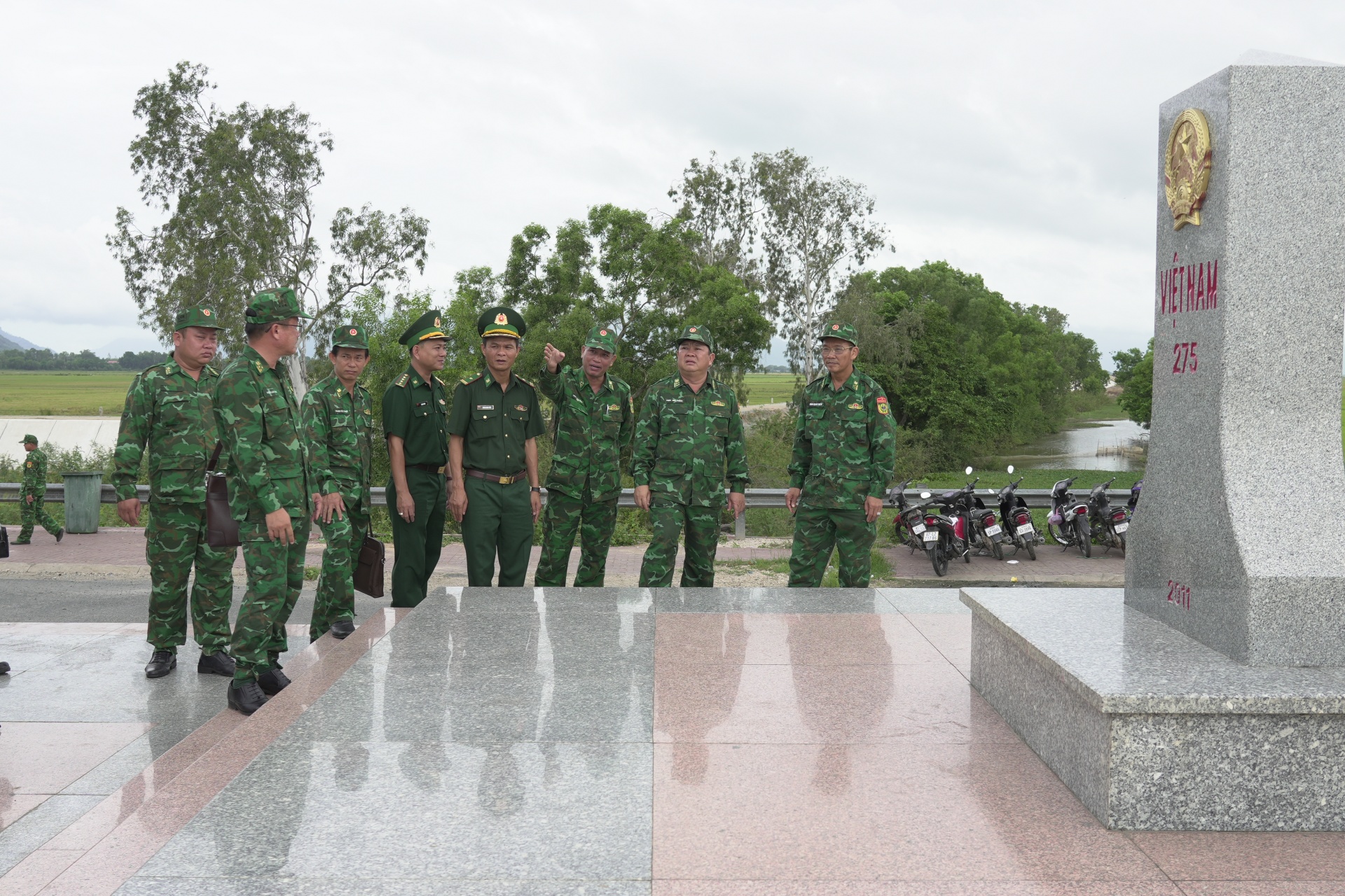 Biên phòng An Giang khảo sát, nắm tình hình biên giới, địa bàn