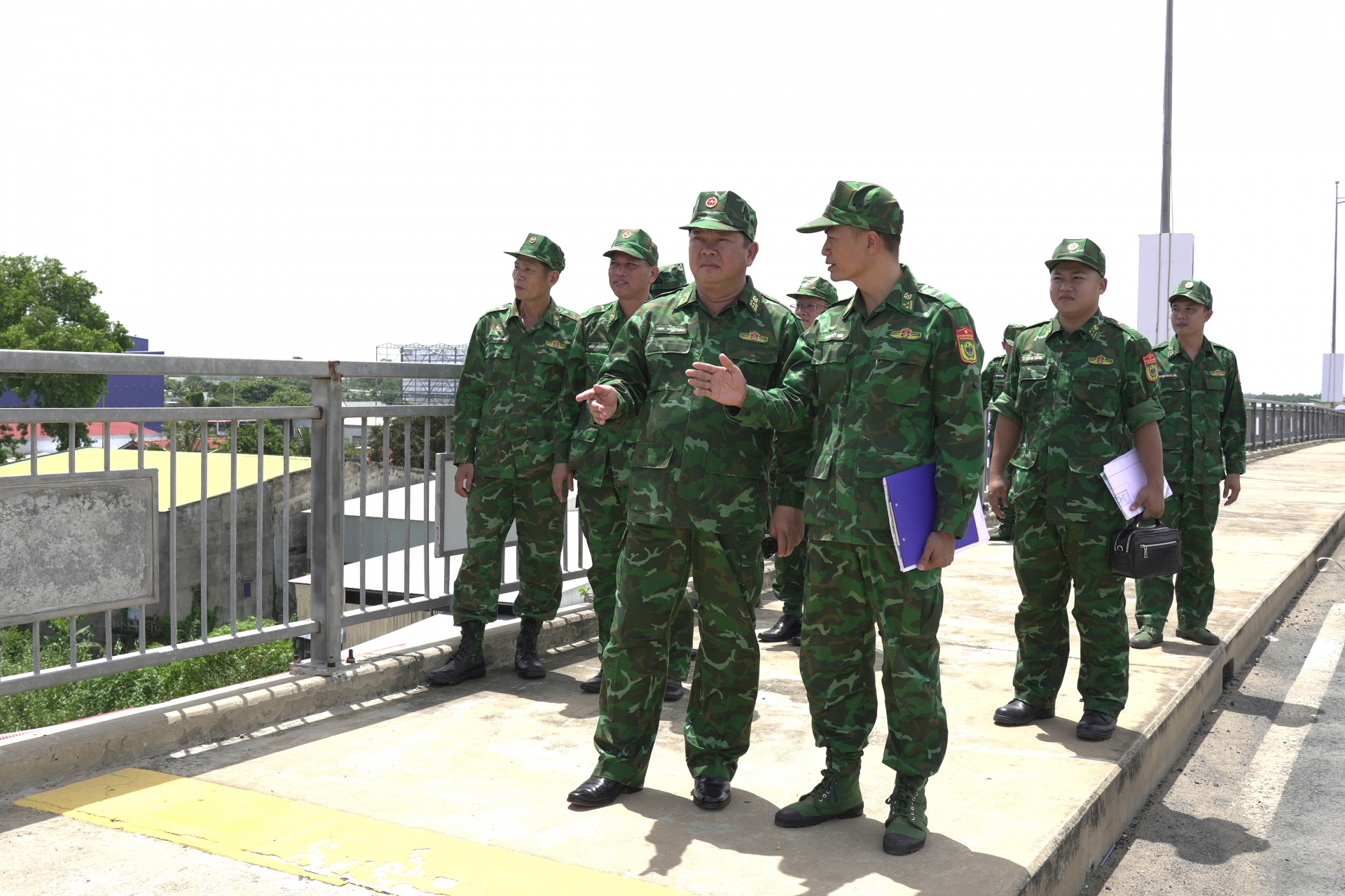 Biên phòng An Giang khảo sát, nắm tình hình biên giới, địa bàn