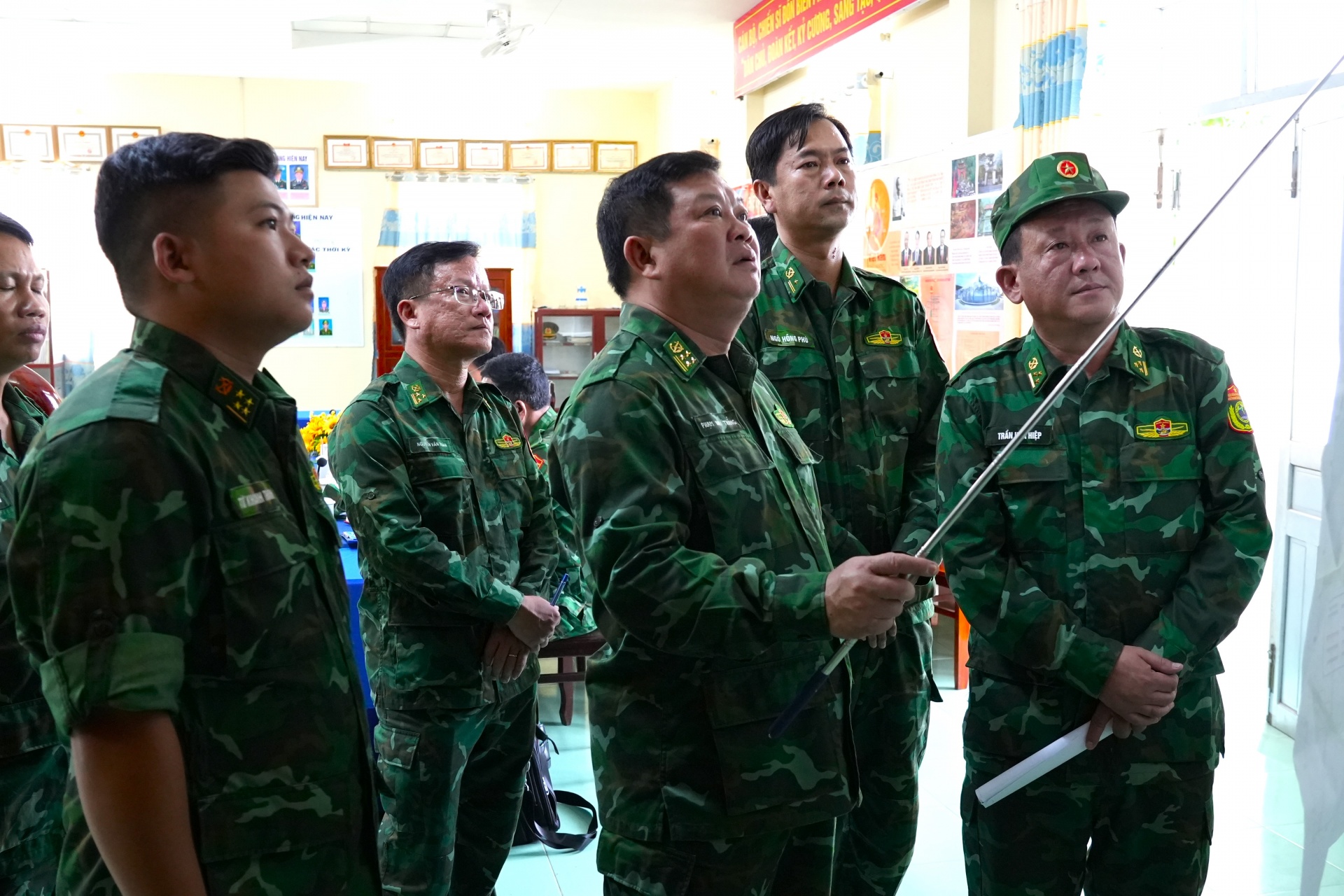 Biên phòng An Giang khảo sát, nắm tình hình biên giới, địa bàn