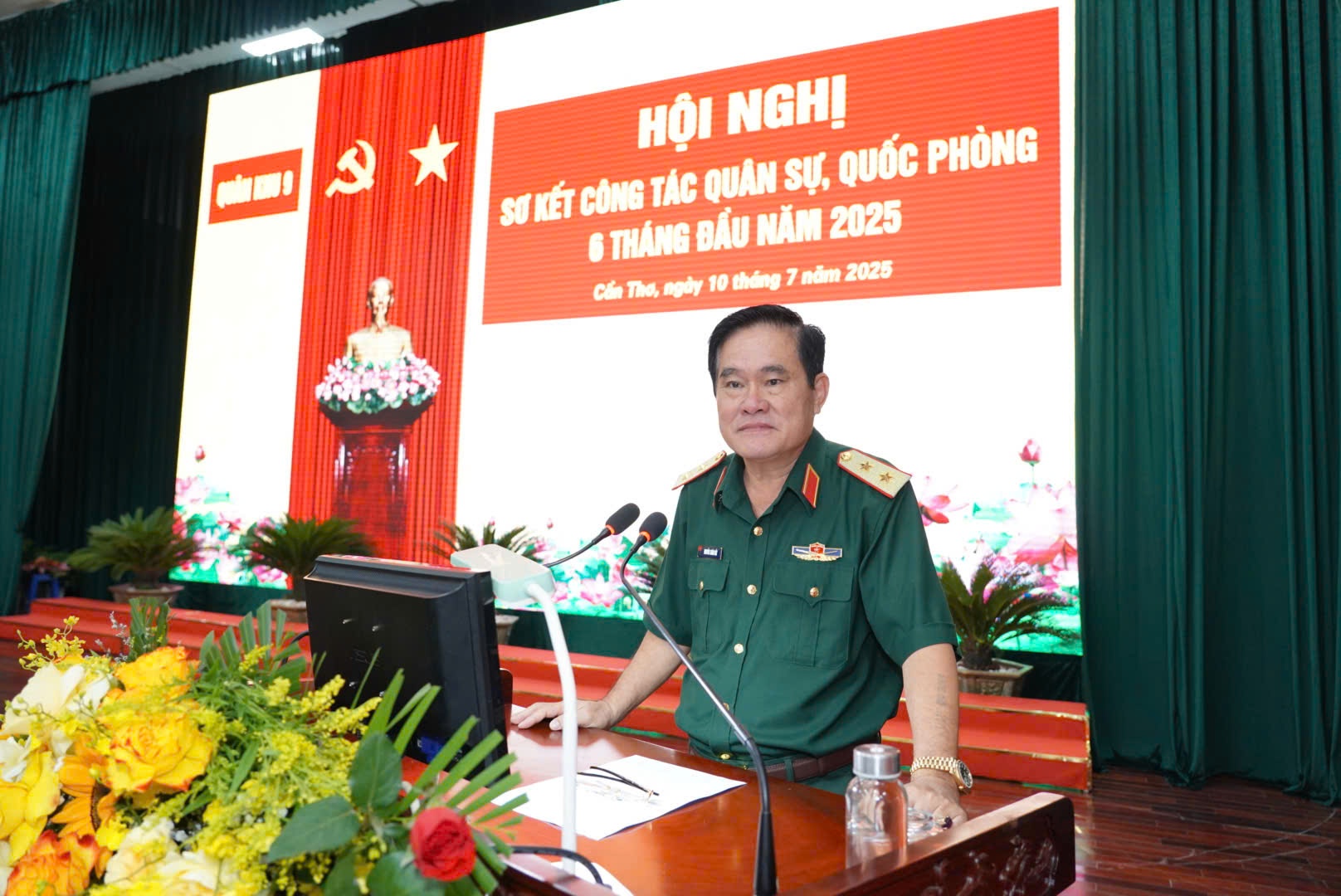 Quân khu 9 hoàn thành tốt công tác quân sự, quốc phòng 6 tháng đầu năm 2025