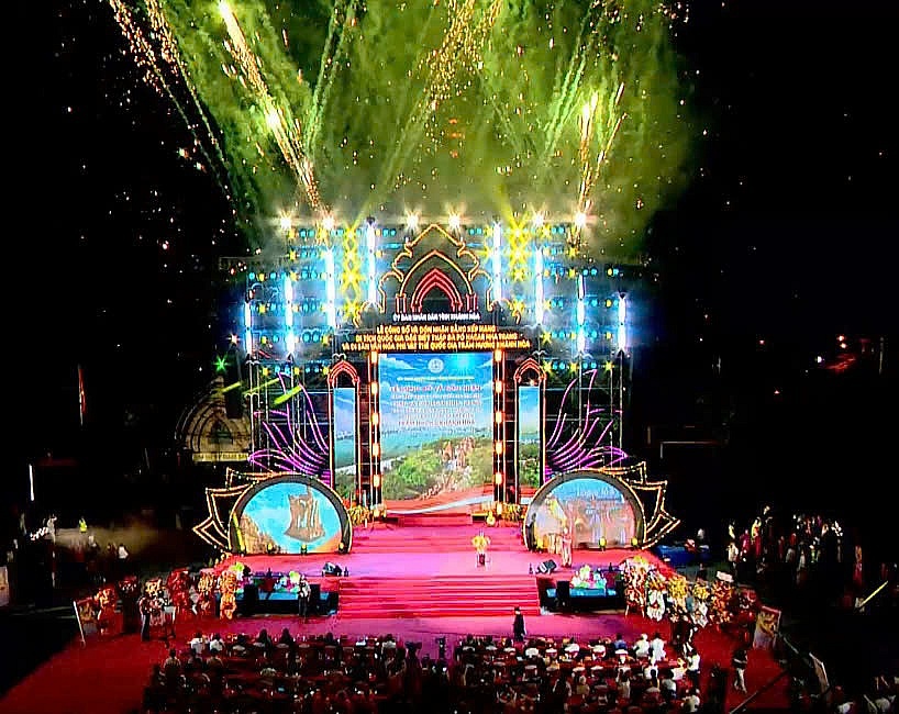 Lễ công bố và đón nhận bằng xếp hạng di tích quốc gia đặc biệt Tháp Bà Pô Nagar