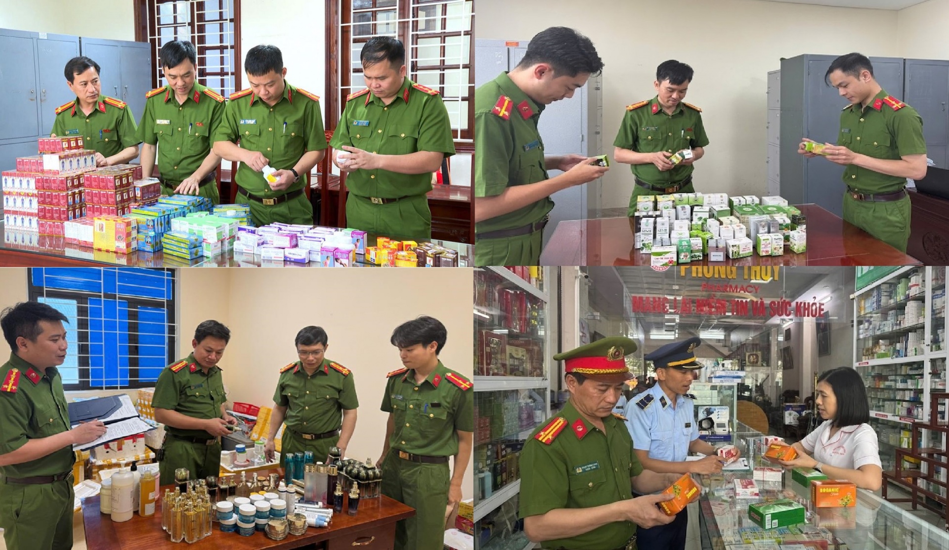 Tỉnh Thanh Hóa xử lý hơn 800 vụ vi phạm về buôn lậu, gian lận thương mại, hàng giả, xâm phạm quyền sở hữu trí tuệ trong 6 tháng đầu năm 2025. Ảnh Công an Thanh Hóa