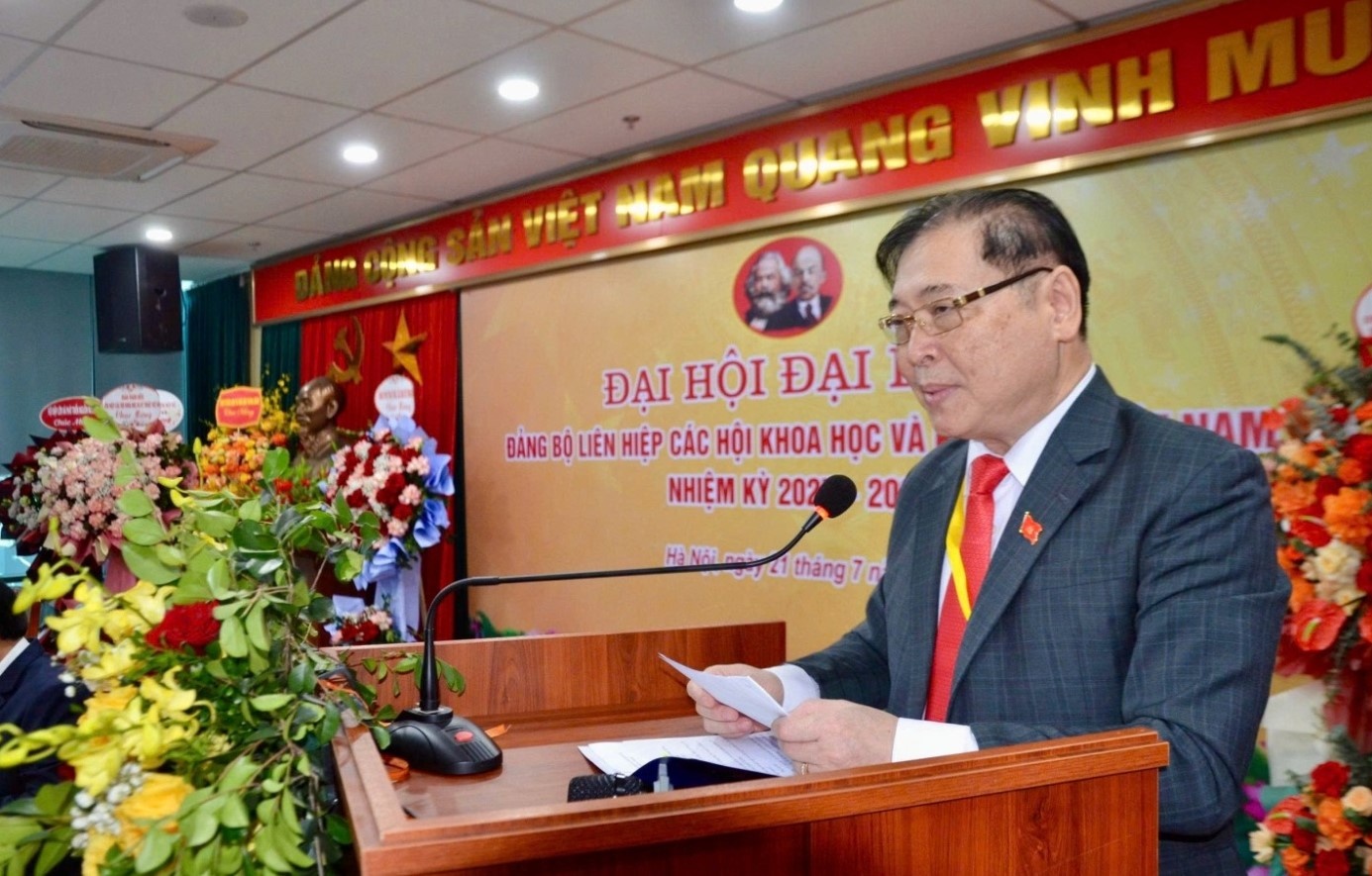 Bí thư Đảng ủy, Chủ tịch Liên hiệp Hội Việt Nam Phan Xuân Dũng phát biểu khai mạc Đại hội Bí thư Đảng ủy, Chủ tịch Liên hiệp Hội Việt Nam Phan Xuân Dũng phát biểu khai mạc Đại hội