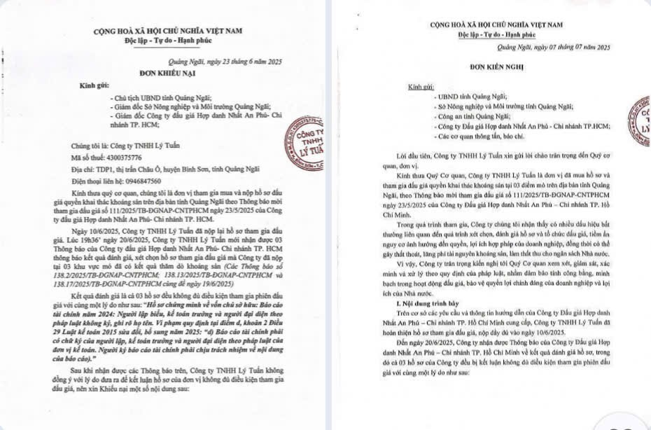 Quảng Ngãi: Doanh nghiệp bị loại khỏi đấu giá quyền khai thác khoáng sản vì “chữ ký số” không được công nhận