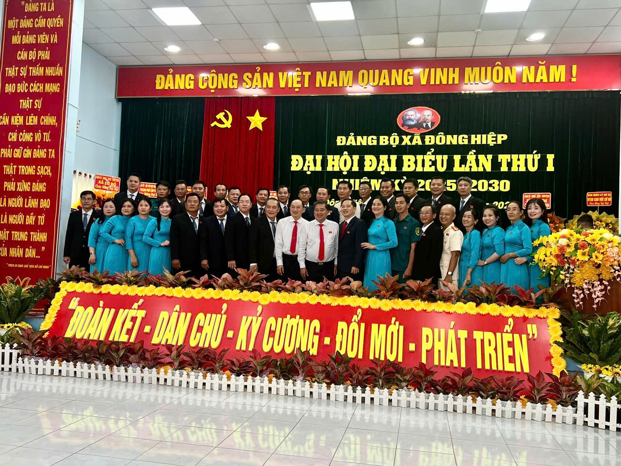 Đảng bộ xã Đông Hiệp (TP Cần Thơ) tổ chức thành công Đại hội lần thứ I, nhiệm kỳ 2025 - 2030 Đảng bộ xã Đông Hiệp (TP Cần Thơ) tổ chức thành công Đại hội lần thứ I, nhiệm kỳ 2025 - 2030