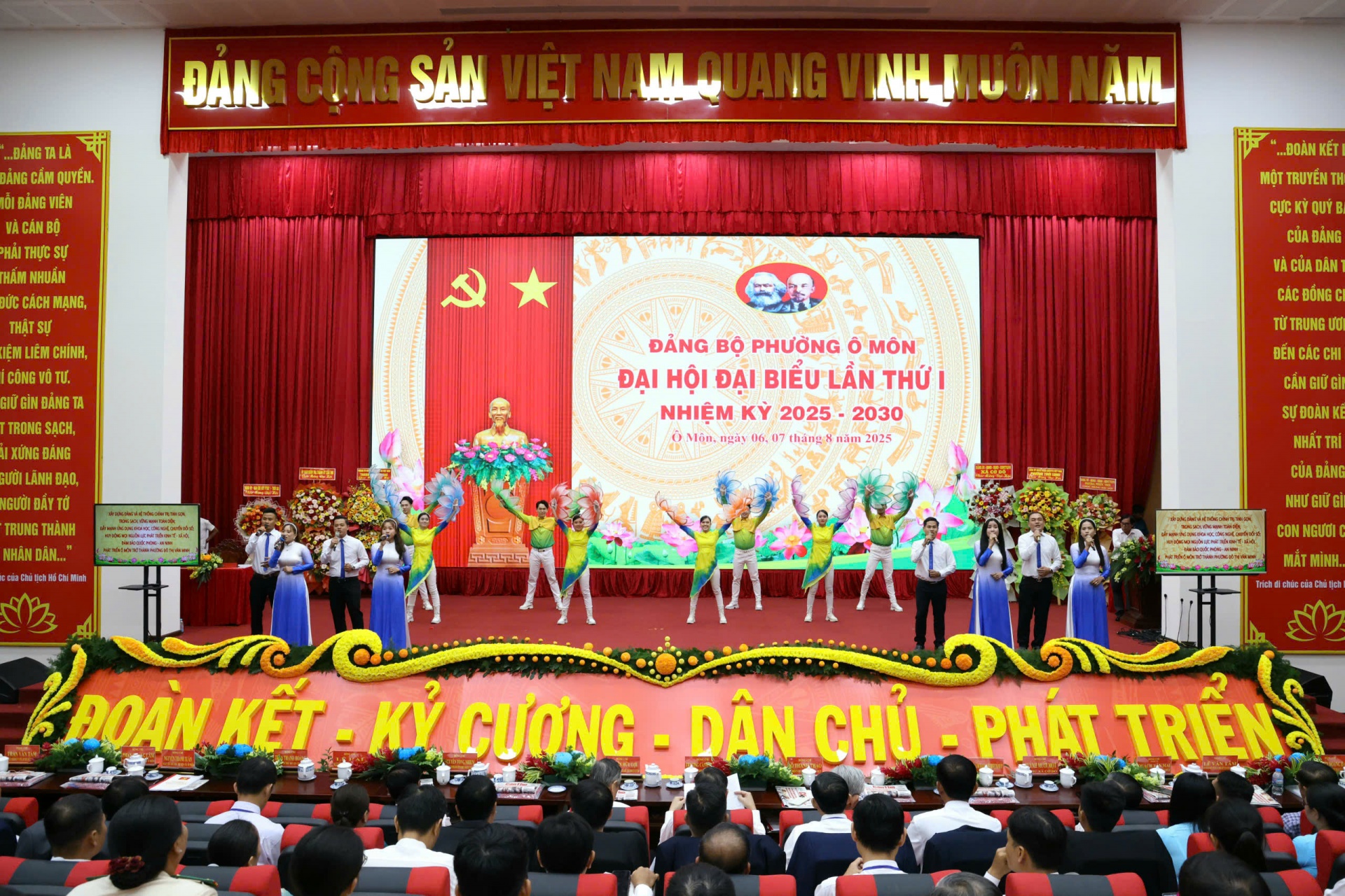 Đại hội Đảng bộ phường Ô Môn (TP Cần Thơ) lần thứ I, nhiệm kỳ 2025 - 2030