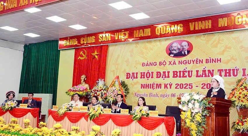 Đại tướng Trịnh Văn Quyết dự, chỉ đạo Đại hội Đảng bộ xã Nguyên Bình (Cao Bằng) lần thứ I, nhiệm kỳ 2025 – 2030 Đại tướng Trịnh Văn Quyết dự, chỉ đạo Đại hội Đảng bộ xã Nguyên Bình (Cao Bằng) lần thứ I, nhiệm kỳ 2025 – 2030