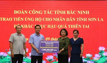 Tỉnh Bắc Ninh ủng hộ 3 tỷ đồng giúp Sơn La khắc phục hậu quả sau bão