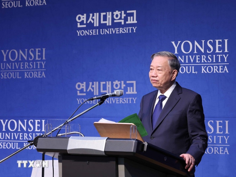 Toàn văn phát biểu của Tổng Bí thư Tô Lâm tại Đại học Yonsei của Hàn Quốc