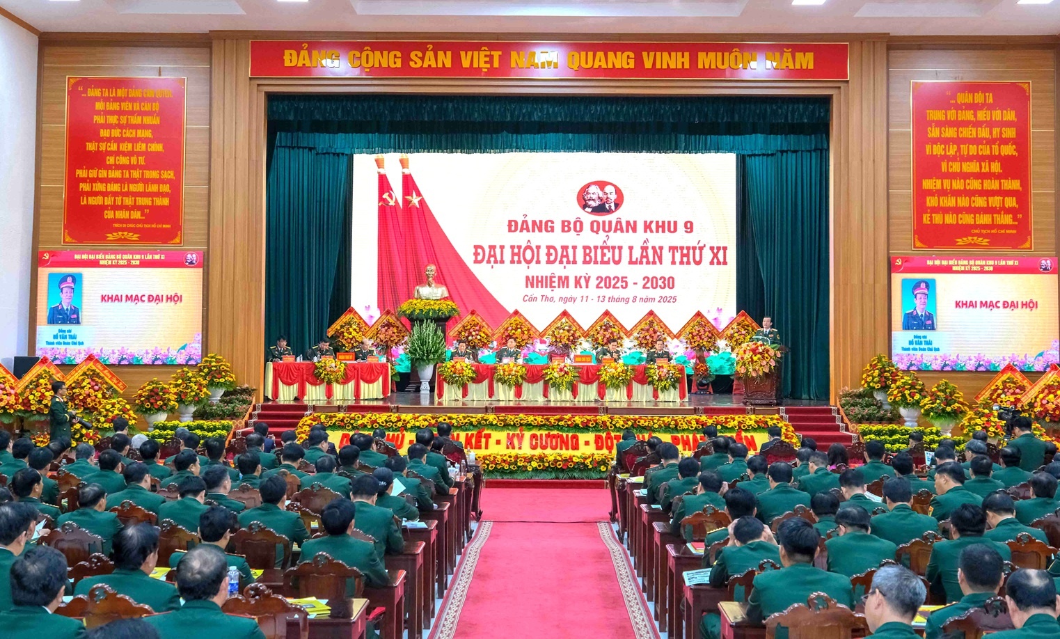 Đại hội đại biểu Đảng bộ Quân khu 9 lần thứ XI thành công tốt đẹp