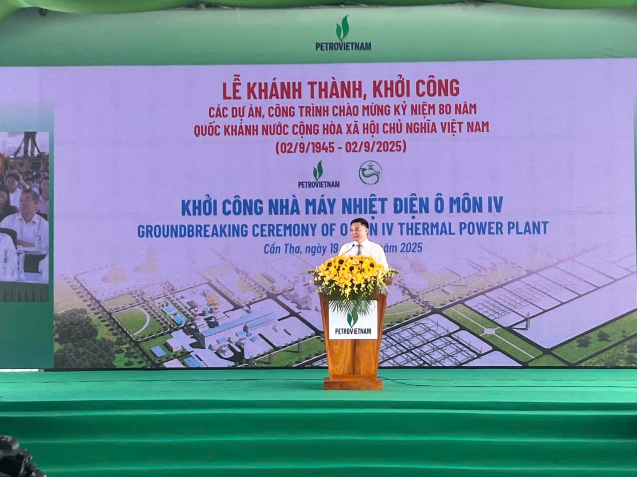 Lễ khởi công xây dựng nhà máy nhiệt điện Ô Môn IV Cần Thơ