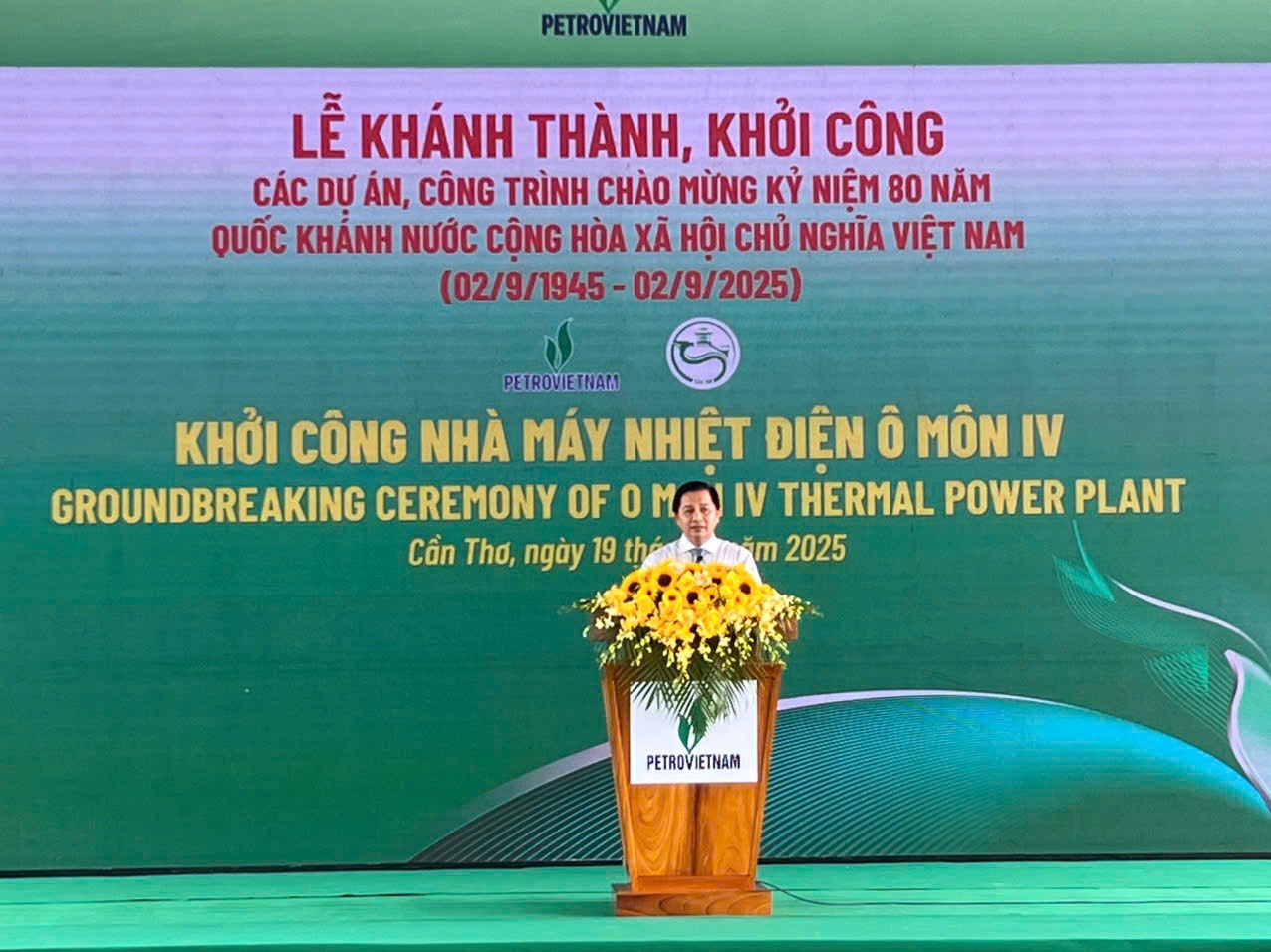 Lễ khởi công xây dựng nhà máy nhiệt điện Ô Môn IV Cần Thơ