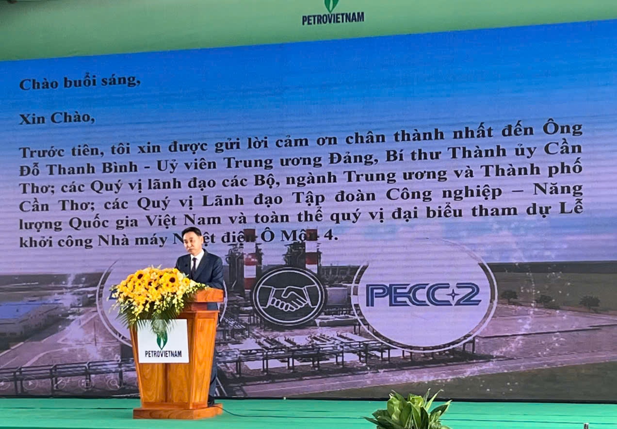 Lễ khởi công xây dựng nhà máy nhiệt điện Ô Môn IV Cần Thơ