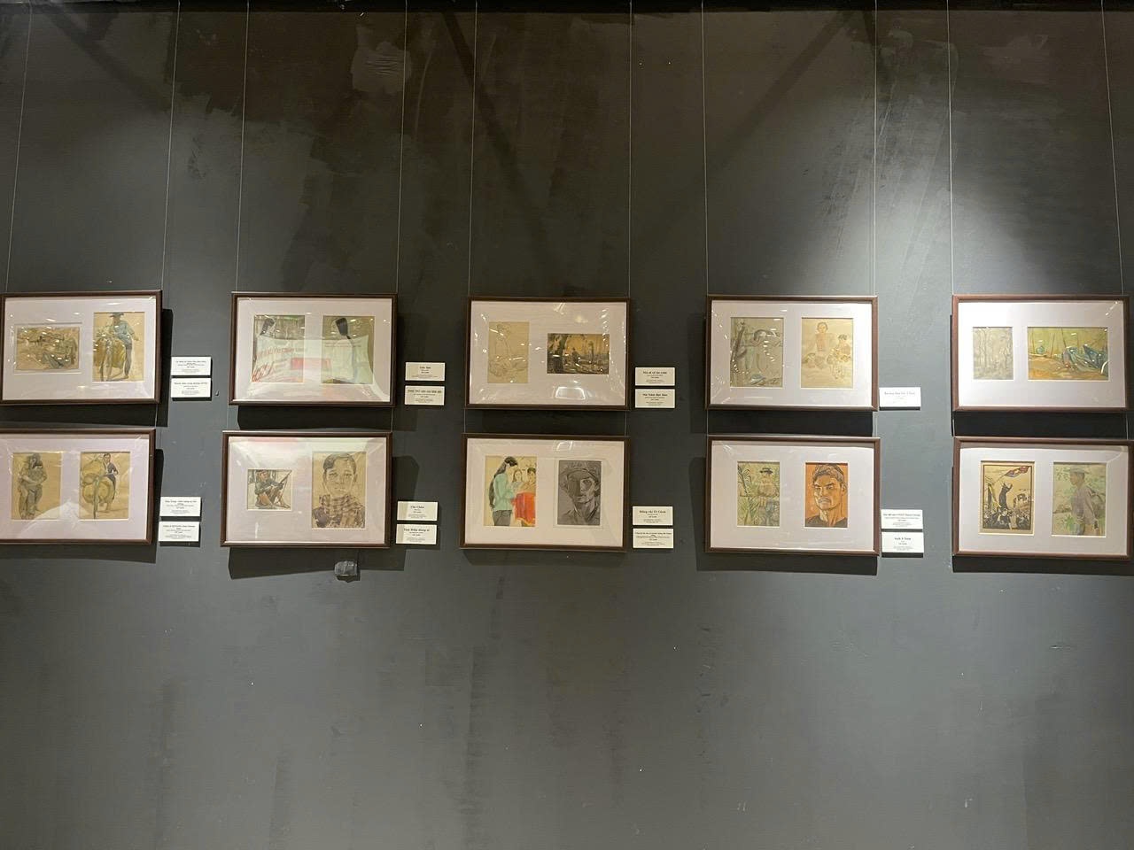 Ký họa của họa sĩ Lê Lam 