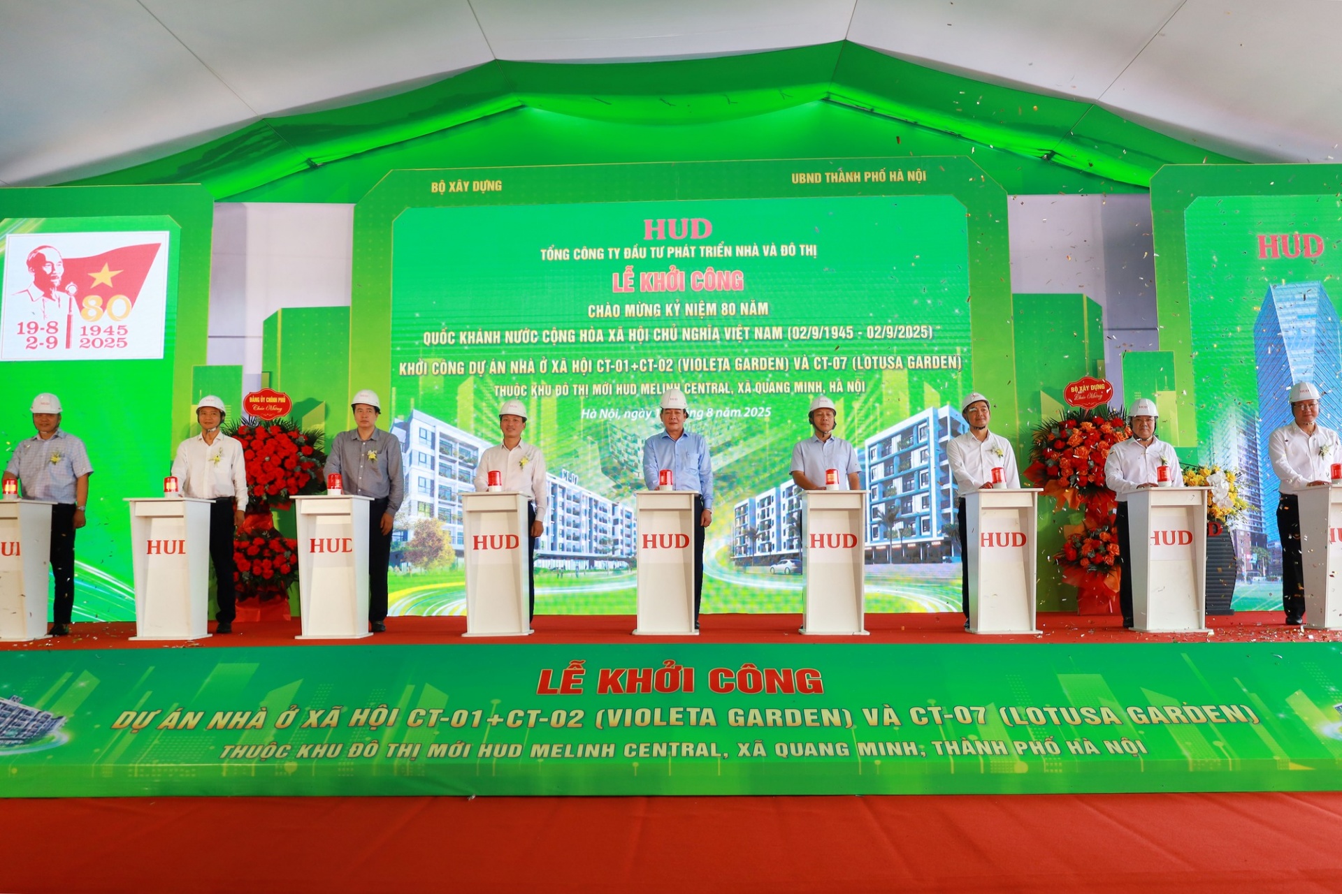 Khởi công xây dựng các dự án nhà ở xã hội CT-01, 02 và CT-07 thuộc Khu đô thị mới Thanh Lâm - Đại Thịnh 2 tại Thành phố Hà Nội Khởi công xây dựng các dự án nhà ở xã hội CT-01, 02 và CT-07 thuộc Khu đô thị mới Thanh Lâm - Đại Thịnh 2 tại Thành phố Hà Nội