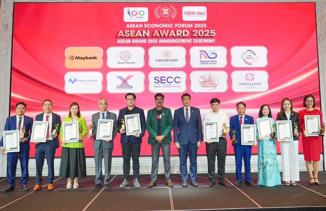 Yến sào Khánh Hoà nhận Giải thưởng TOP 10 Thương hiệu Nổi tiếng ASEAN 2025 Yến sào Khánh Hoà nhận Giải thưởng TOP 10 Thương hiệu Nổi tiếng ASEAN 2025