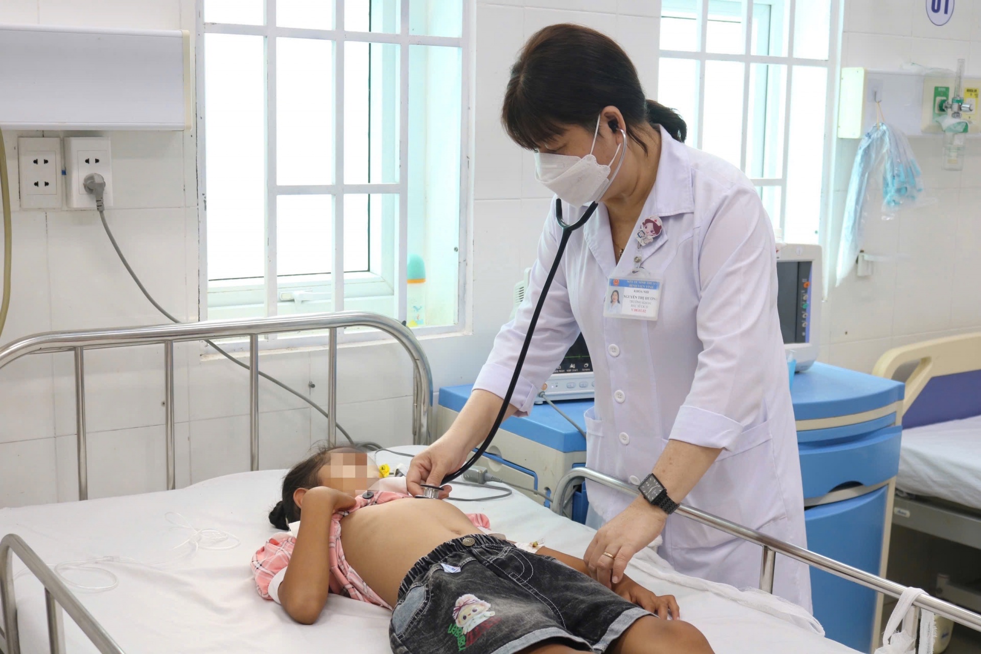 Bệnh nhi H đã hồi phục hoàn toàn 