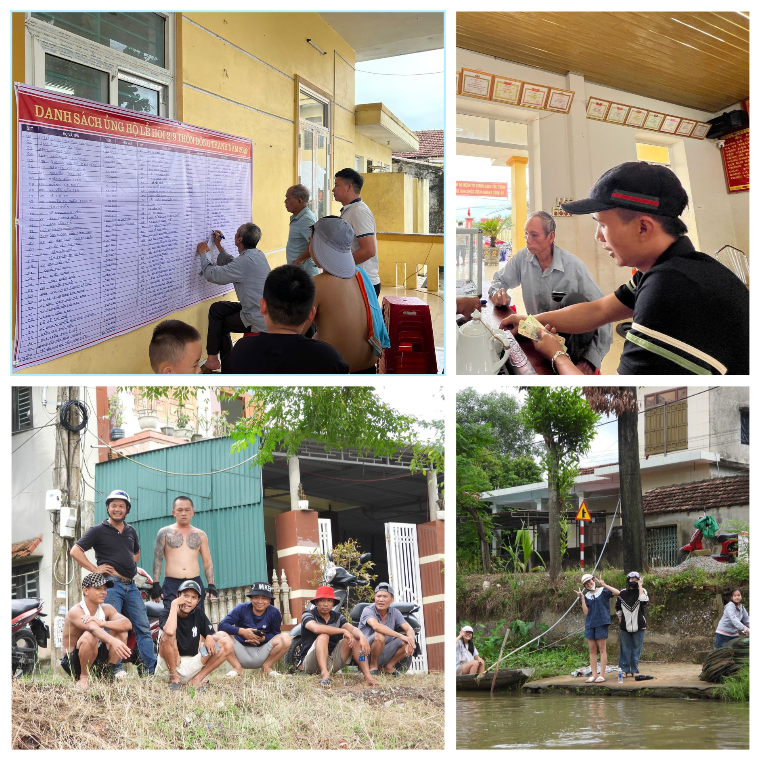 Sự cổ vũ tinh thần từ các cổ động viên và ủng hộ vật chất từ người dân, con em địa phương là động lực để trai bơi thôn Đông Thành cố gắng rèn luyện để đạt được thành tích cao trong lễ hội sắp tới. Ảnh: Hoàng Anh Sự cổ vũ tinh thần từ các cổ động viên và ủng hộ vật chất từ người dân, con em địa phương là động lực để trai bơi thôn Đông Thành cố gắng rèn luyện để đạt được thành tích cao trong lễ hội sắp tới. Ảnh: Hoàng Anh