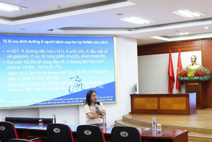 Hội thảo khoa học “Cập nhật phác đồ điều trị dinh dưỡng lâm sàng trên bệnh nhân ung thư”