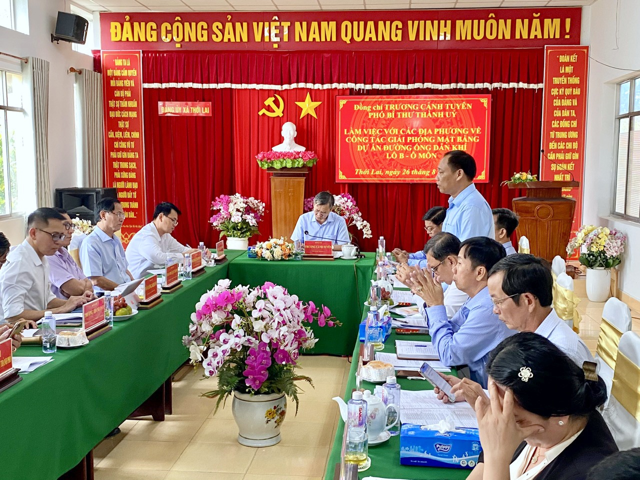 Nhanh chóng giải quyết các vướng mắc trong giải phóng mặt bằng Dự án đường dẫn khí lô B – Ô Môn