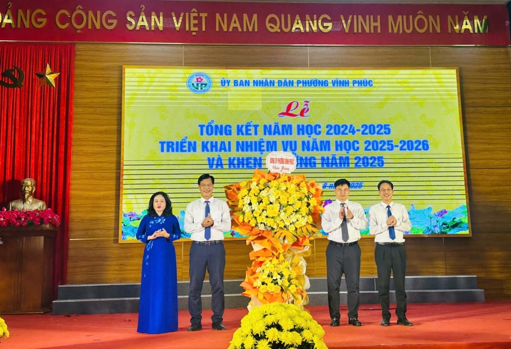 Phường Vĩnh Phúc (Phú Thọ): Tổng kết năm học 2024 – 2025, triển khai nhiệm vụ năm học 2025 – 2026