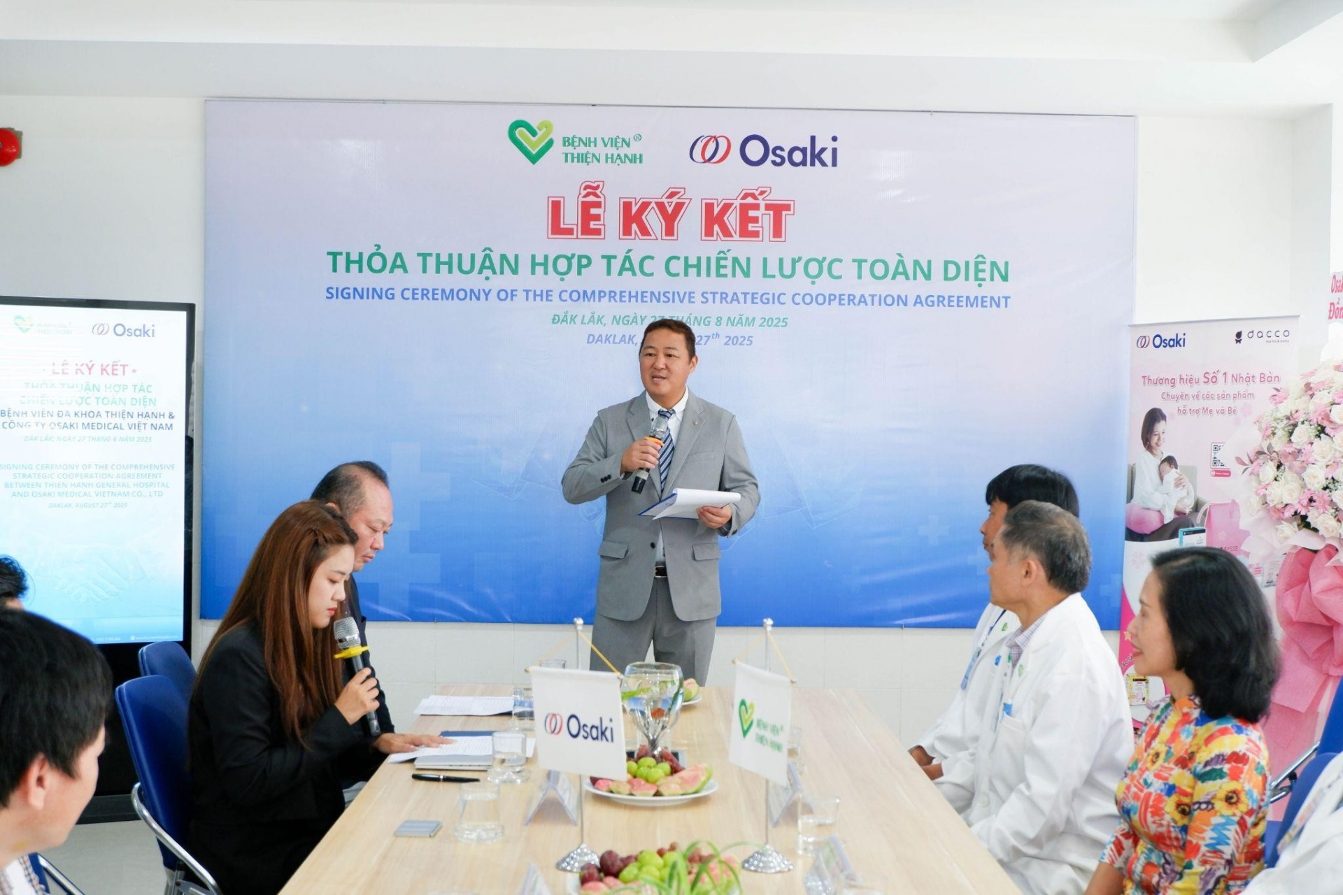 Ông Noda Yoshikazu - Tổng Giám đốc Công ty Osaki Medical chia sẻ về định hướng hợp tác Ông Noda Yoshikazu - Tổng Giám đốc Công ty Osaki Medical chia sẻ về định hướng hợp tác