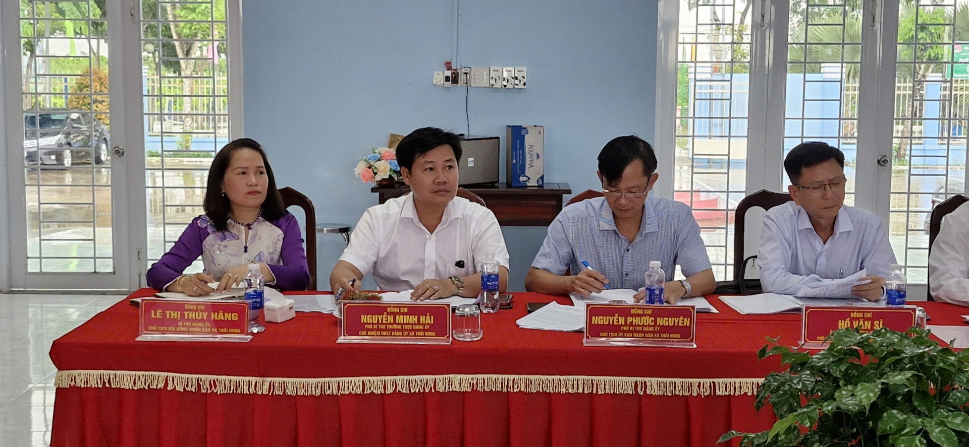 Thành ủy Cần Thơ: Làm việc với các xã về tình hình hoạt động sau hợp nhất, sáp nhập