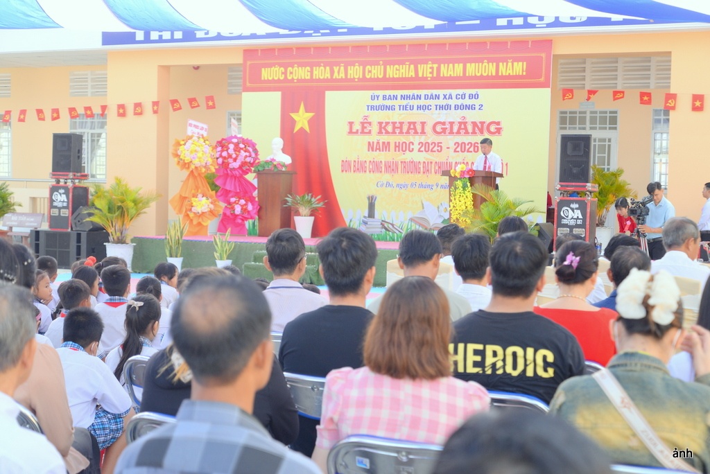 Hơn 654 ngàn học sinh ở Cần Thơ phấn khởi trong không khí khai giảng năm học mới