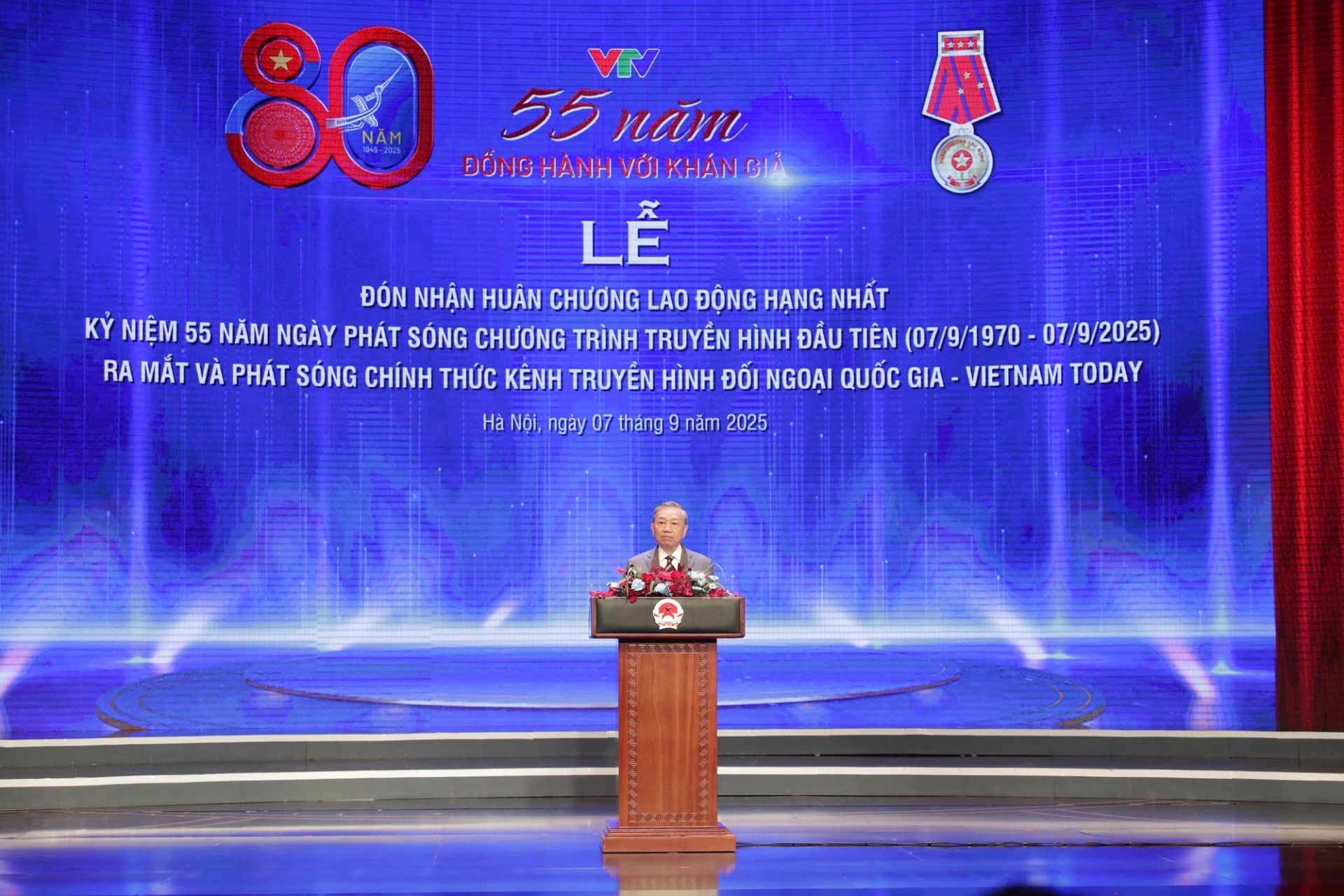 Tổng Bí thư Tô Lâm: Đài Truyền hình Việt Nam đã phát triển thành đài quốc gia, cơ quan truyền thông chủ lực, nòng cốt, đa phương tiện tuyên truyền đường lối của Đảng, chính sách, pháp luật của Nhà nước Tổng Bí thư Tô Lâm: Đài Truyền hình Việt Nam đã phát triển thành đài quốc gia, cơ quan truyền thông chủ lực, nòng cốt, đa phương tiện tuyên truyền đường lối của Đảng, chính sách, pháp luật của Nhà nước