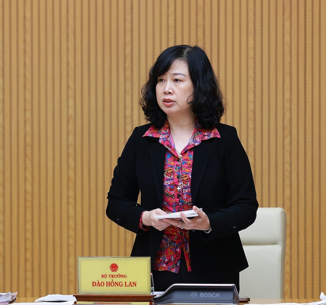   Bộ trưởng Bộ Y tế Đào Hồng Lan. (Ảnh: TTXVN)