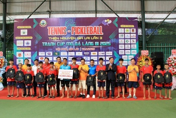 gan 1 ty dong duoc quyen gop tu giai tennis pickleball thien nguyen gia lai 2025
