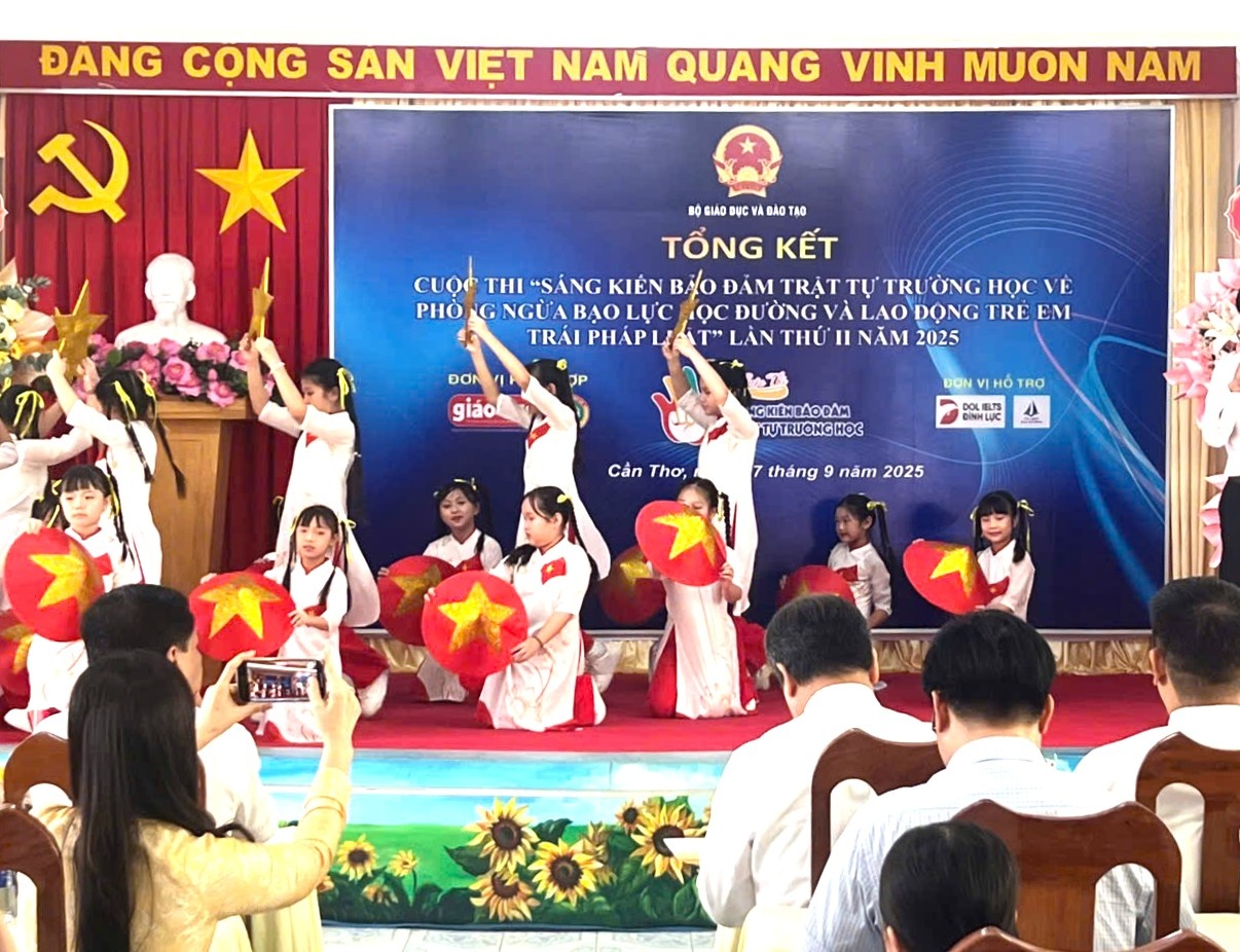 Tổng kết và Trao giải Cuộc thi  “Sáng kiến bảo đảm trật tự trường học về phòng ngừa bạo lực học đường và lao động trẻ em” lần thứ II