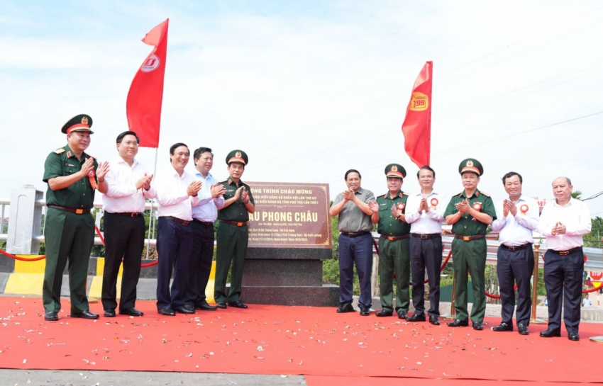 Phú Thọ: Khánh thành cầu Phong Châu - Cây cầu chiến lược trong lòng nhân dân